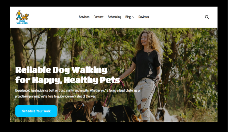 Dog Walking Website