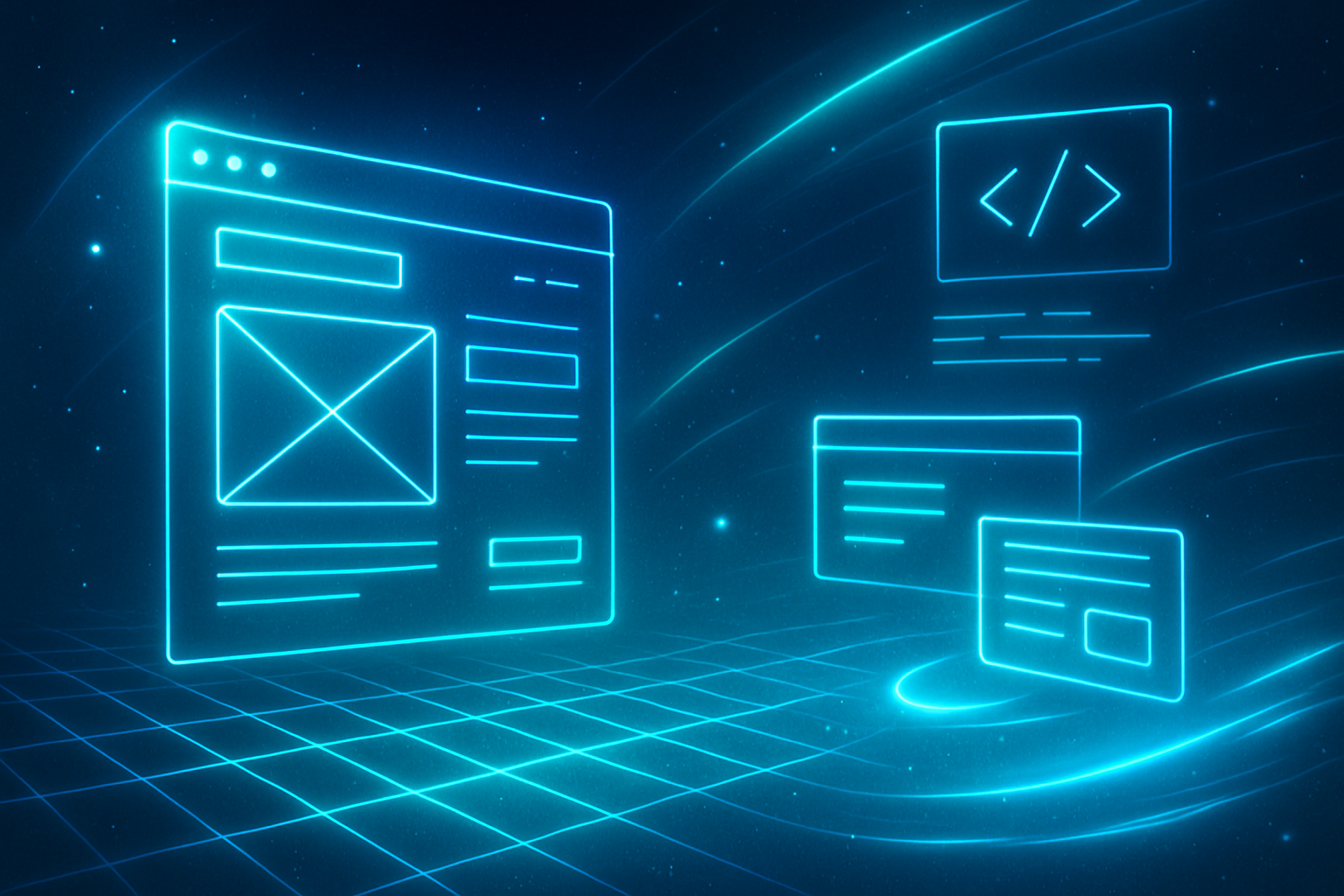 Bright Exciting Website Design Background